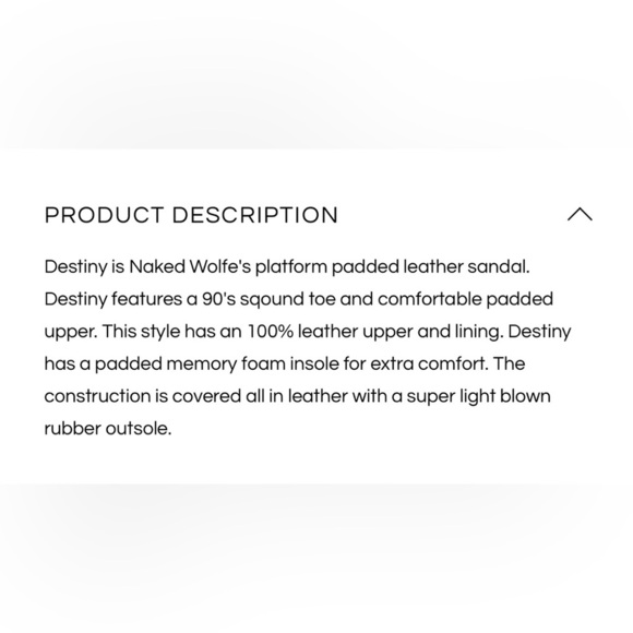 Naked Wolfe slides "The Destiny" new in box. Size 10. - Picture 5 of 7